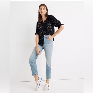 Madewell Petite Classic Straight Jean